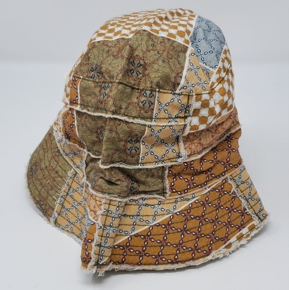 URBAN OUTFITTERS UO-76 COTTON BUCKET HAT LOT OF 3 QUILTED CHEETAH SNAKE WOMEN OS - Picture 6 of 16